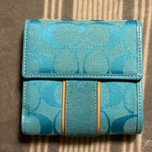 Coach Signature Collection Bi-Fold Compact Wallet